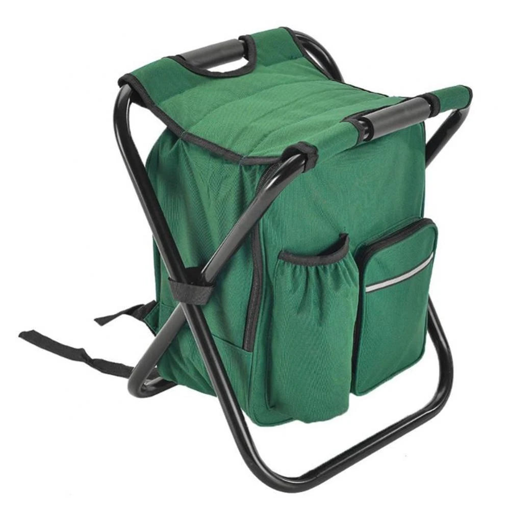 Siège de camping de sac à dos de tabouret pliant