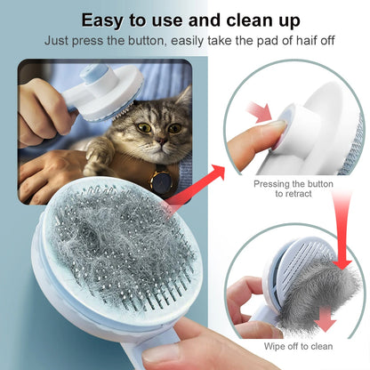 -Cleaning Pet Brush