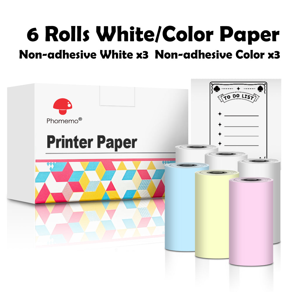 Thermal Label Printer Paper Rolls + Accessories