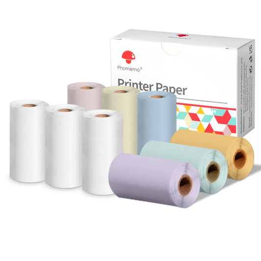 Thermal Label Printer Paper Rolls + Accessories