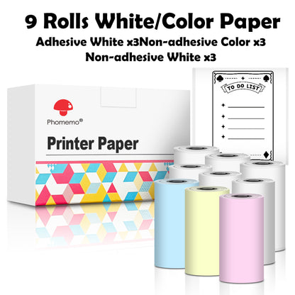 Thermal Label Printer Paper Rolls + Accessories