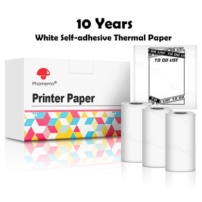 Thermal Label Printer Paper Rolls + Accessories