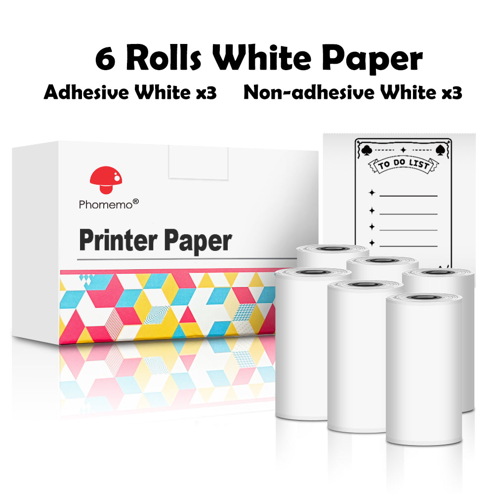 Thermal Label Printer Paper Rolls + Accessories