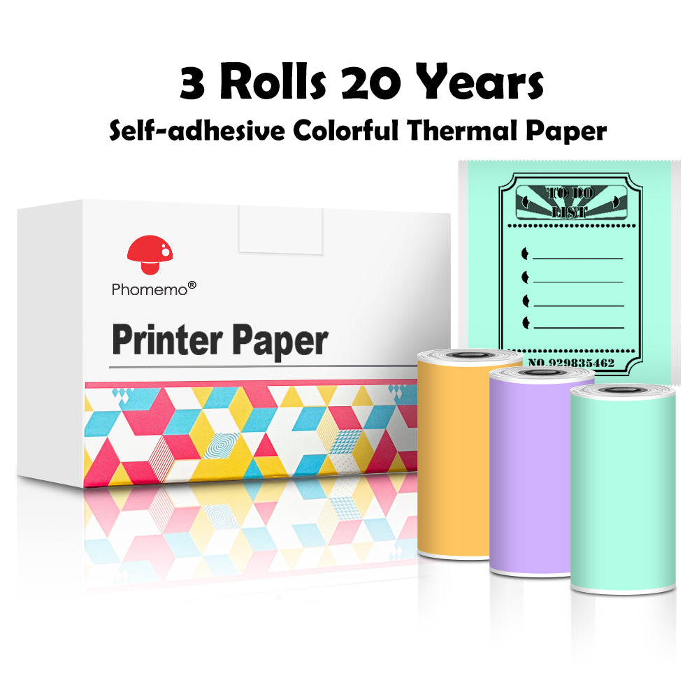 Thermal Label Printer Paper Rolls + Accessories