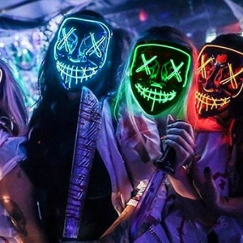 LED Halloween Mask