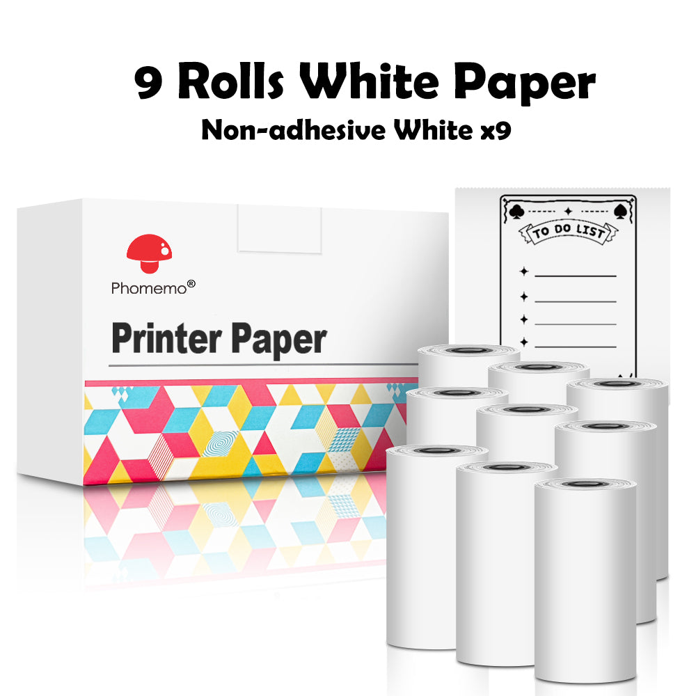 Thermal Label Printer Paper Rolls + Accessories