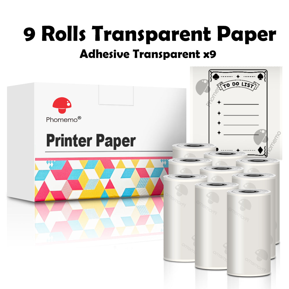 Thermal Label Printer Paper Rolls + Accessories